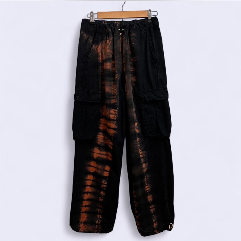 Brain Dead Black Zebra Dye Flight Cargo Pants in Women’s XS/S